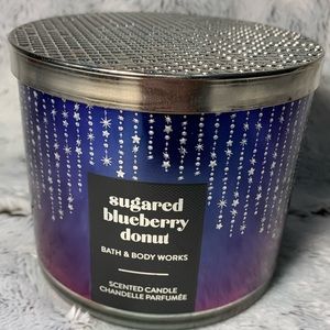 Sugared Blueberry Donut 3-Wick Candle from Bath & Body Works (2019) BBW